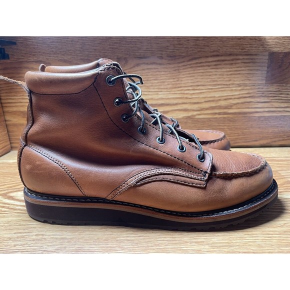 L.L. Bean Brown Leather Dress Boots Men’s Size 13 main image 4